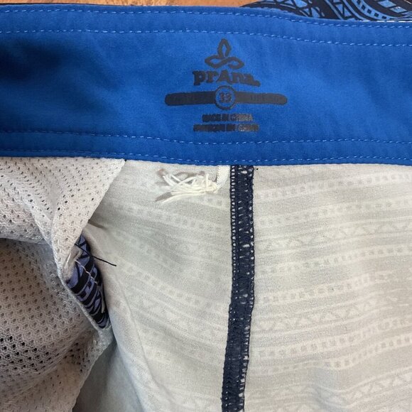 Prana Men's Sediment Board Shorts Size 33 - Picture 3 of 4